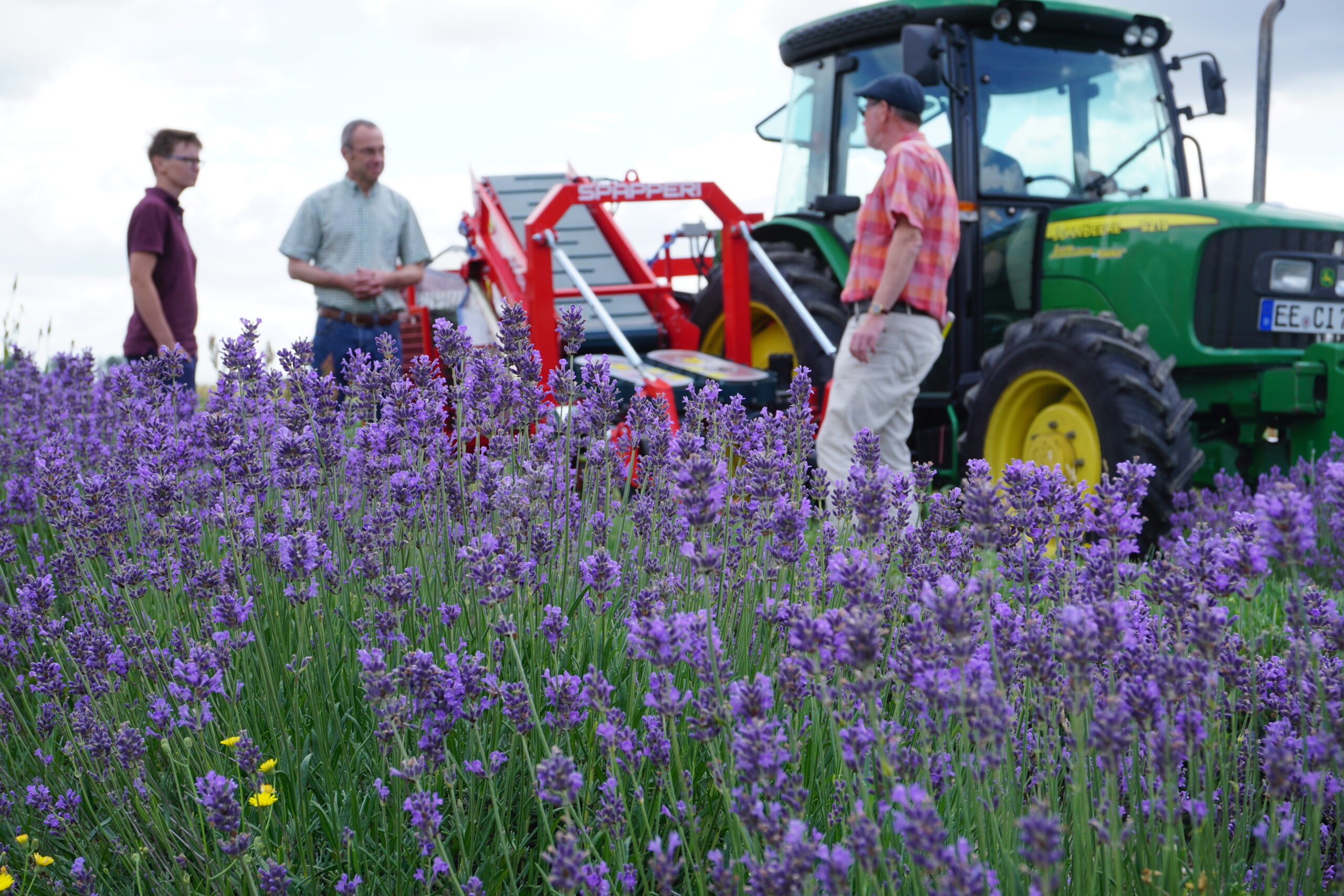 Feldtag Lavendel lieferte Einblick in Praxis